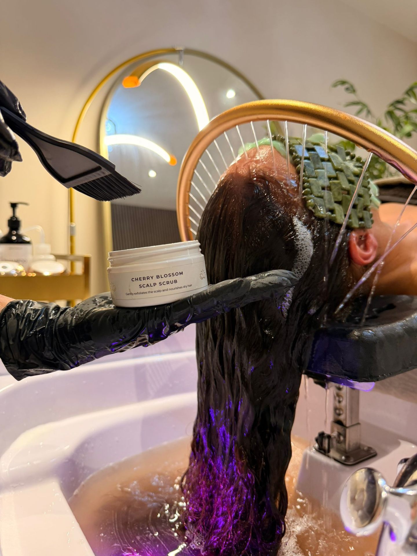 Japanese Head Spa cherry blossom ritual